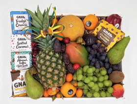 fruit and chocolate luxury fruit box