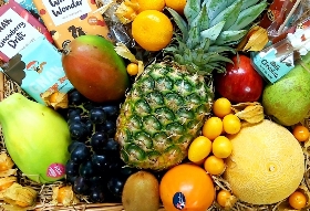 Winter  fruit and Gnaw Chocolate Heaven